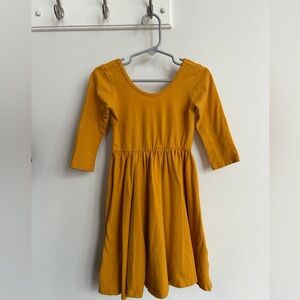 Alice + Ames Kids’ Dress - Mustard Yellow